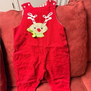 Charming Red Reindeer Romper for Kids